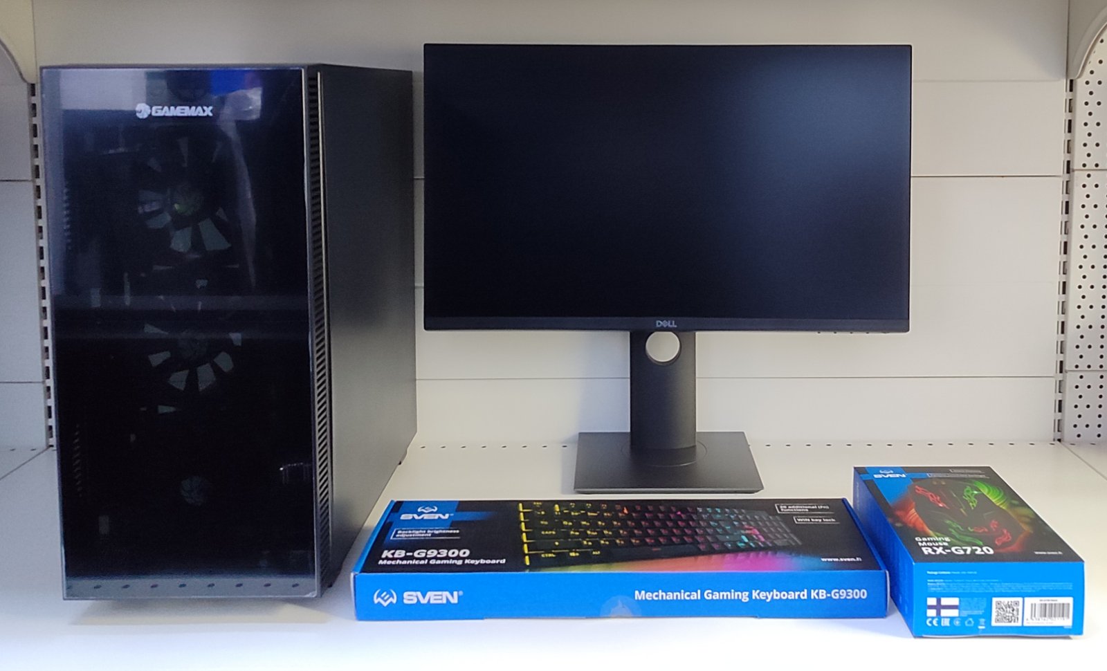 PC GameMax Draco XD + Dell P2419H + Periferice